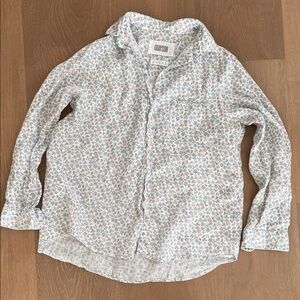 Grayson Floral Women's Blouse - White and Pink